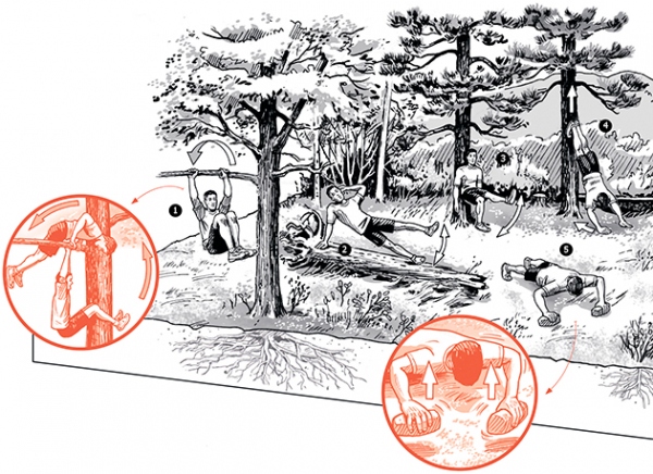 Камень, дерево, вода: твоя новая тренировка на свежем воздухе Камень, дерево, вода: твоя новая тренировка на свежем воздухе