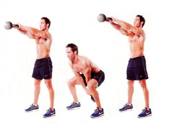 Упражнения с гирями Упражнения с гирями