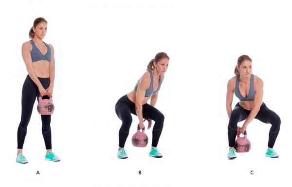 Упражнения с гирями Упражнения с гирями