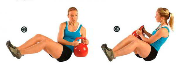 Упражнения с гирями Упражнения с гирями