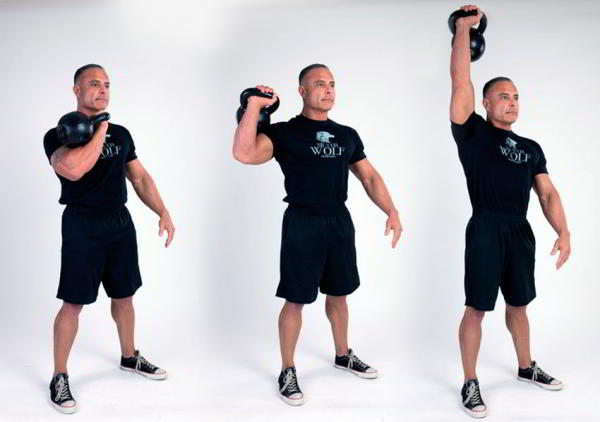 Упражнения с гирями Упражнения с гирями