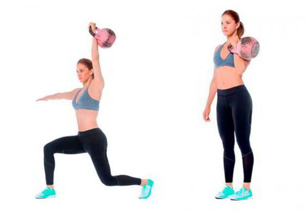 Упражнения с гирями Упражнения с гирями