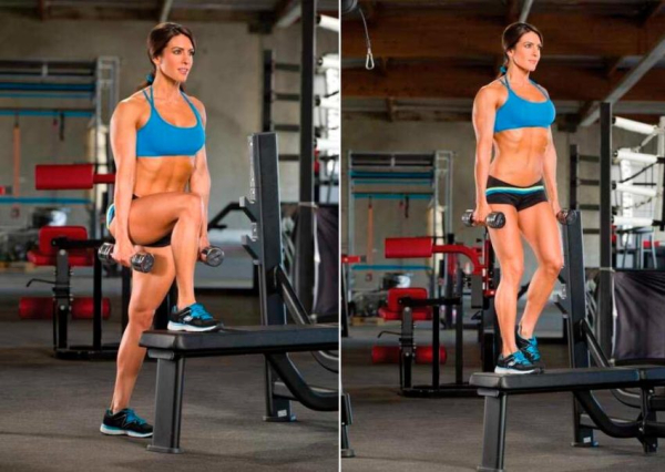 Упражнения на скамье для пресса Упражнения на скамье для пресса