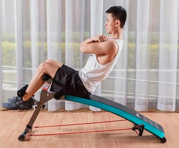 Упражнения на скамье для пресса Упражнения на скамье для пресса