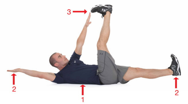 Упражнение «Мертвый жук» на пресс. Польза, техника