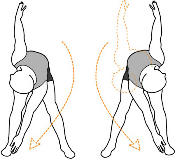 Упражнение Мельница. Описание, польза
