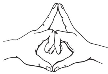 Как правильно делать Калешвара-мудру? Как правильно делать Калешвара-мудру?