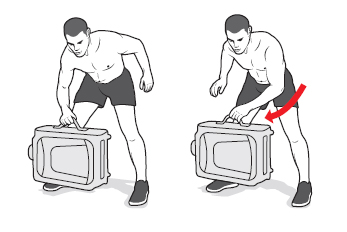 Командировочный фитнес: тренировка с чемоданом