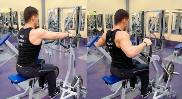 Рычажная тяга в тренажере Рычажная тяга в тренажере